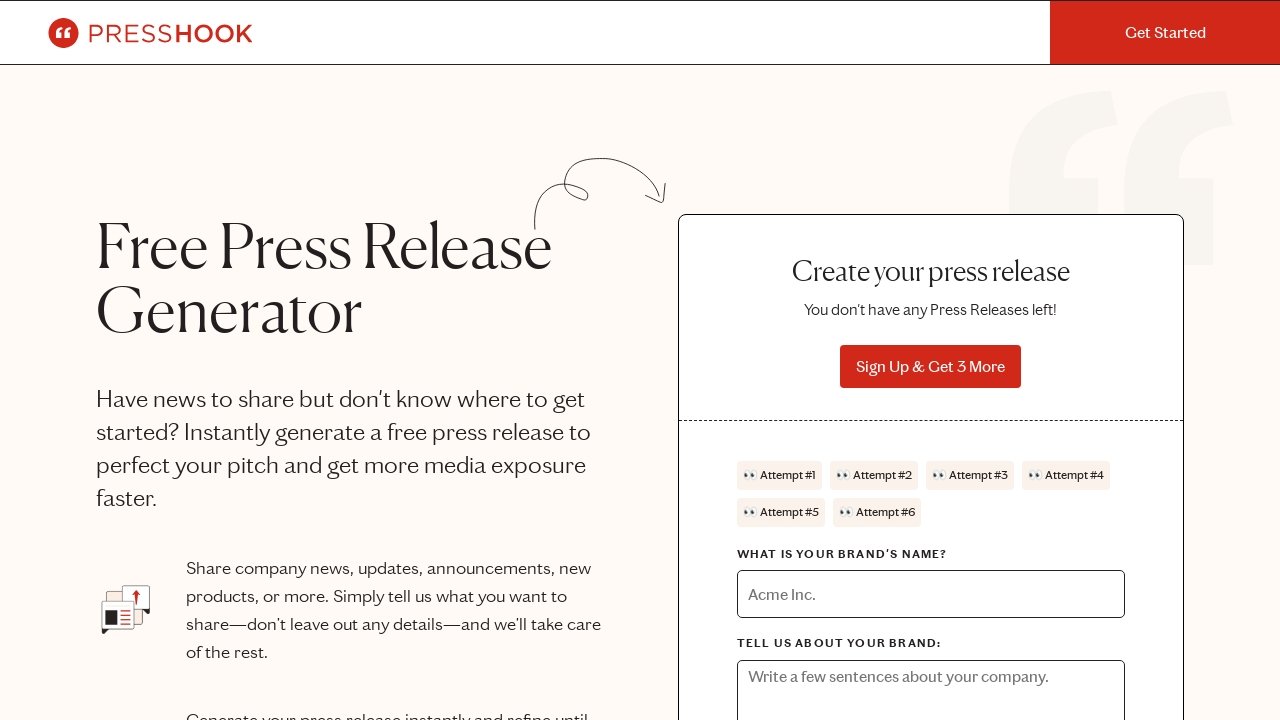 AI Press Release Generator