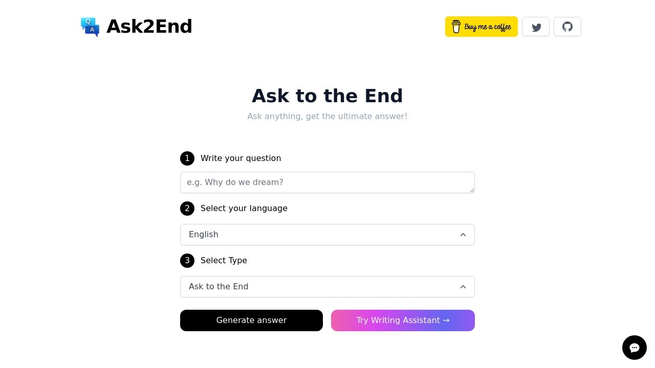 Ask2End