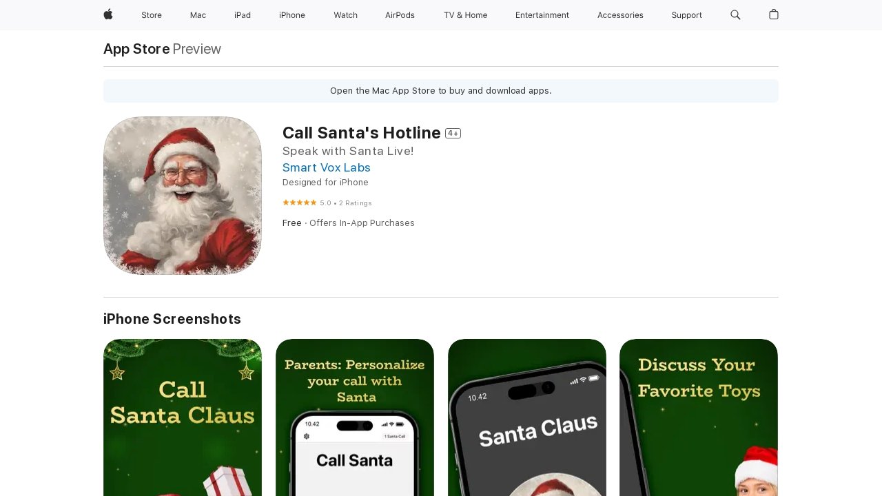 Call Santa's Hotline
