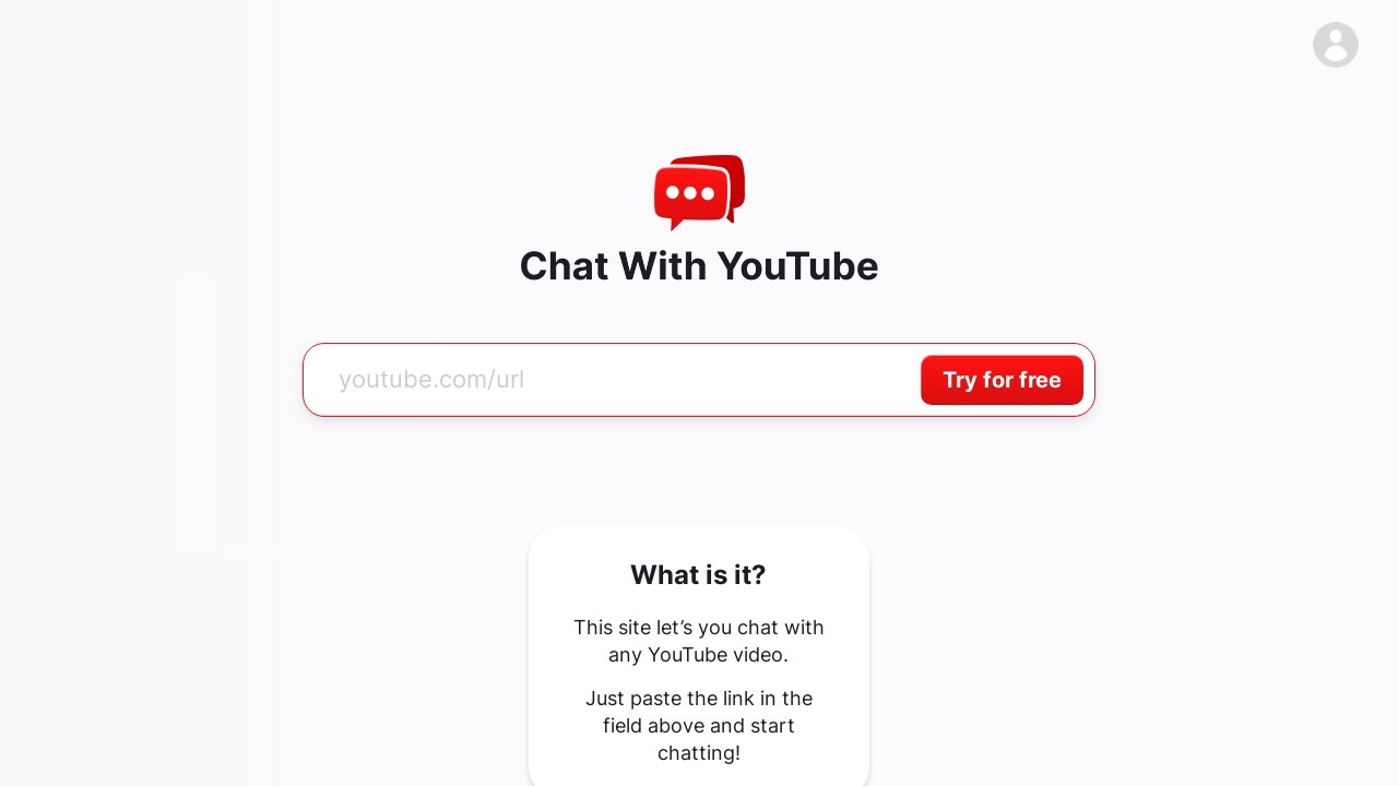 Chat With Youtube