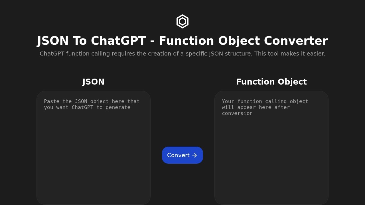 JSON To ChatGPT