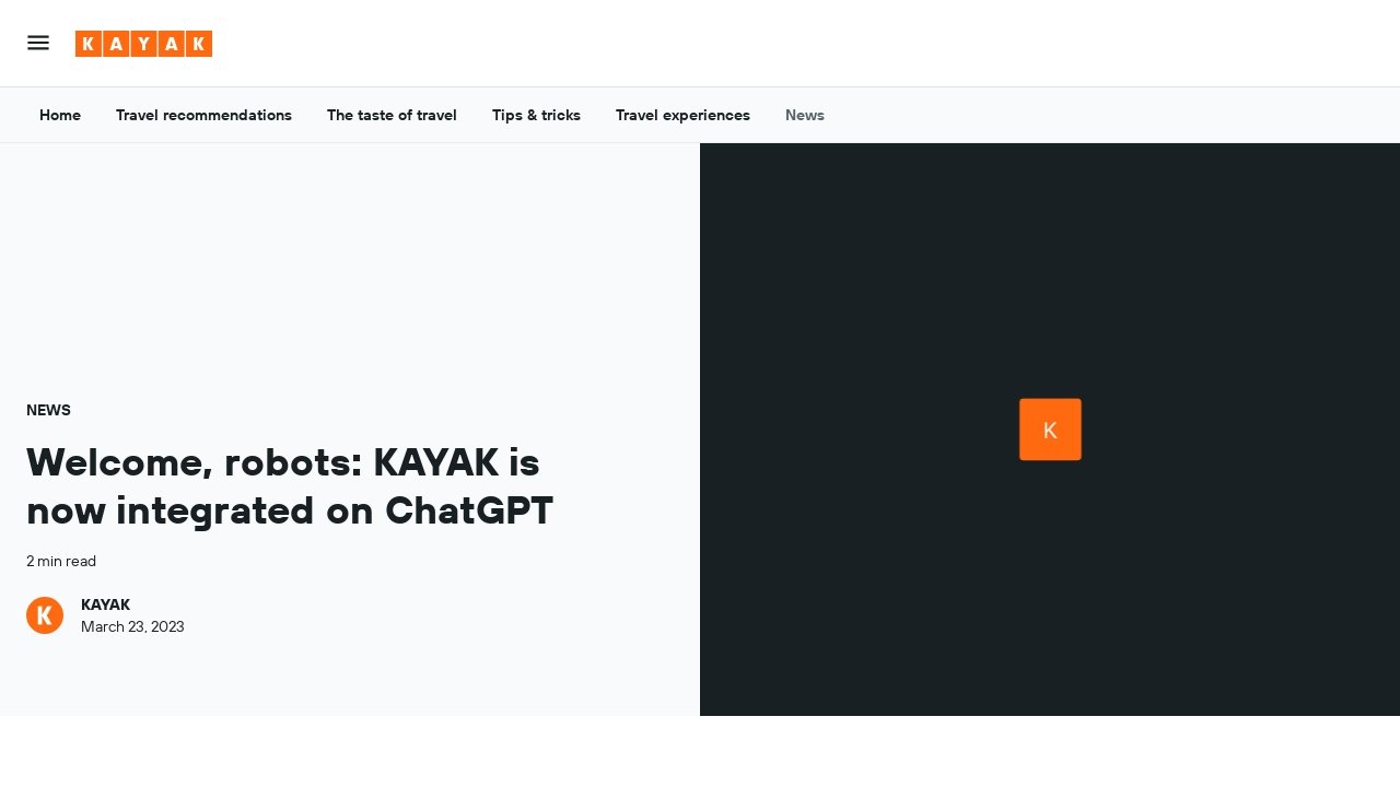 Kayak ChatGPT plugin