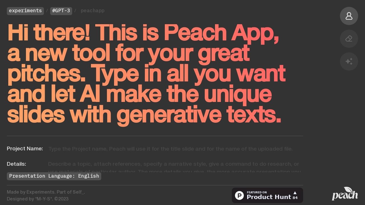 Peach App