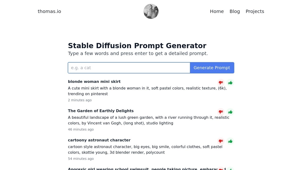 Stable Diffusion Prompt Generator
