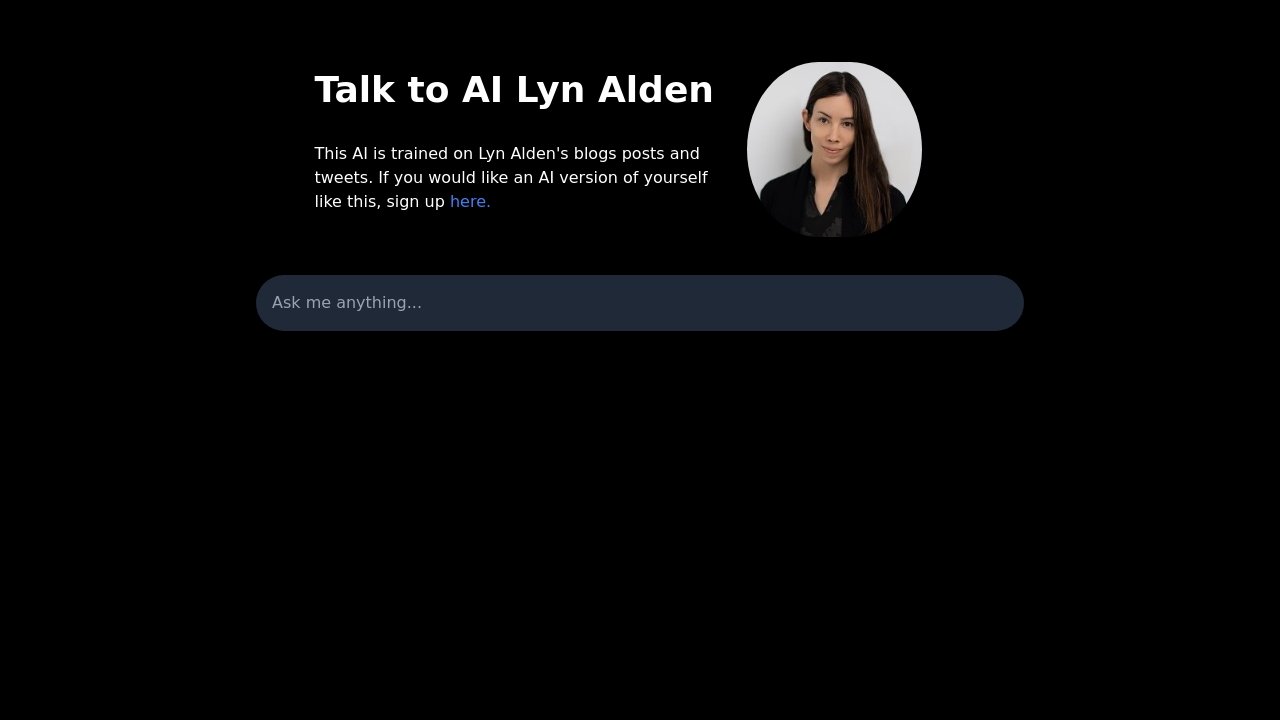 Talk to AI Human